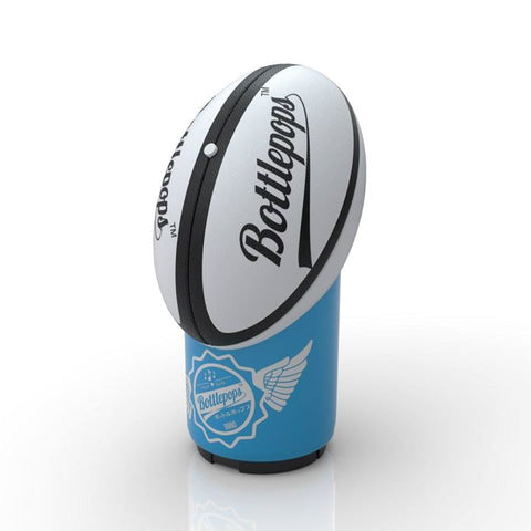 Rugby Bottle Pops bottle openers with a sound file